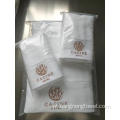 Toalhas brancas bordadas 100% algodão toalha de algodão hotel